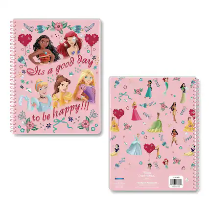 Good day! It's a good day to be happy!!!
Disney PRINCESS - 717228P8
1 Subject Notebook
TE Wide Ruled
Juets 104
26 m 20 Im
