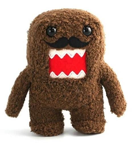License 2 Play - Domo Moustache 6" Plush - Red