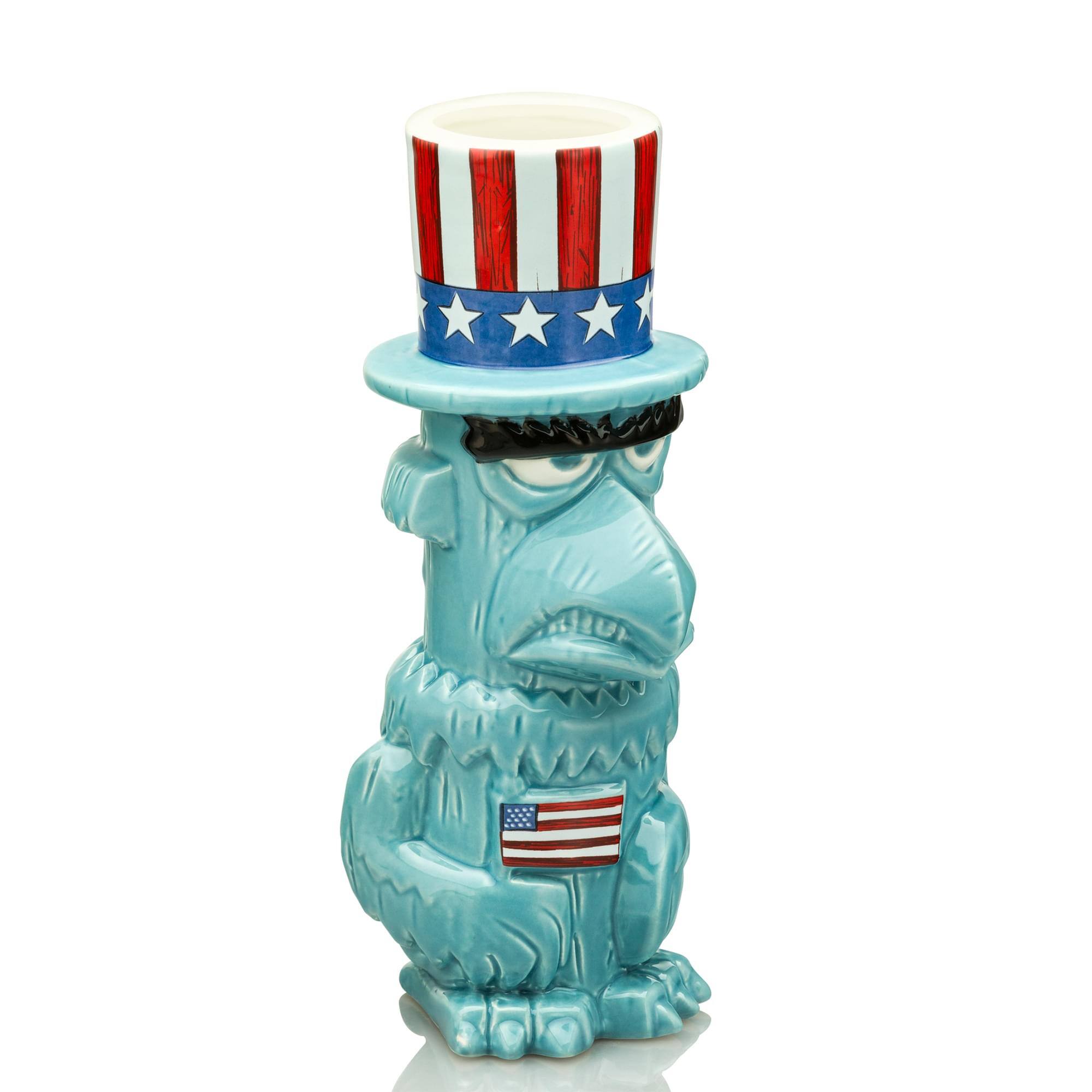 Alt View 2. ThinkGeek - Geeki Tikis The Muppets Sam Eagle Ceramic Mug | Holds 17 Ounces - Blue.
