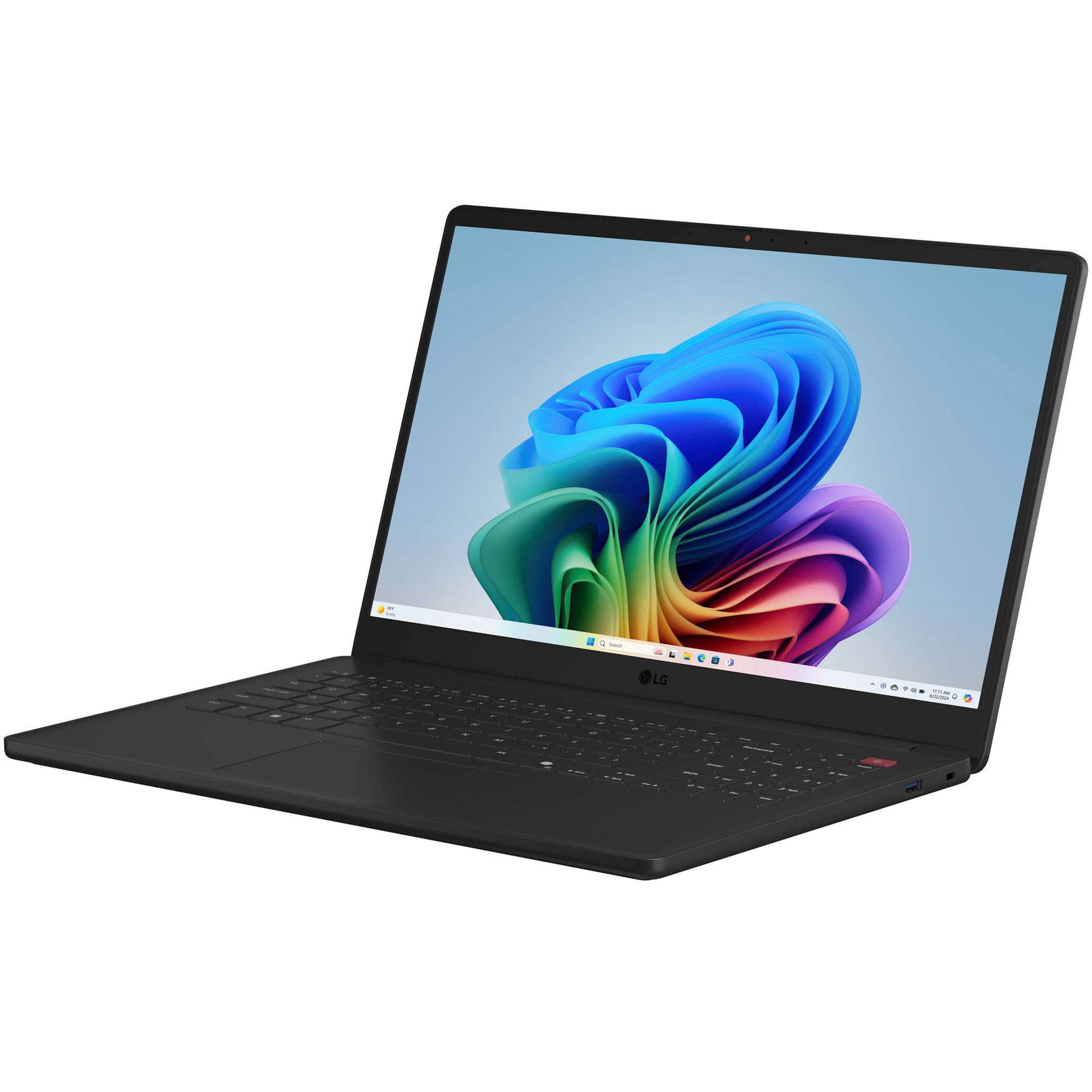 Alt View 4. LG - gram Book 15.6" Touch-Screen Laptop FHD Intel Core Ultra 5 115U Processor with 16GB RAM - 1TB SSD - Titan Black.