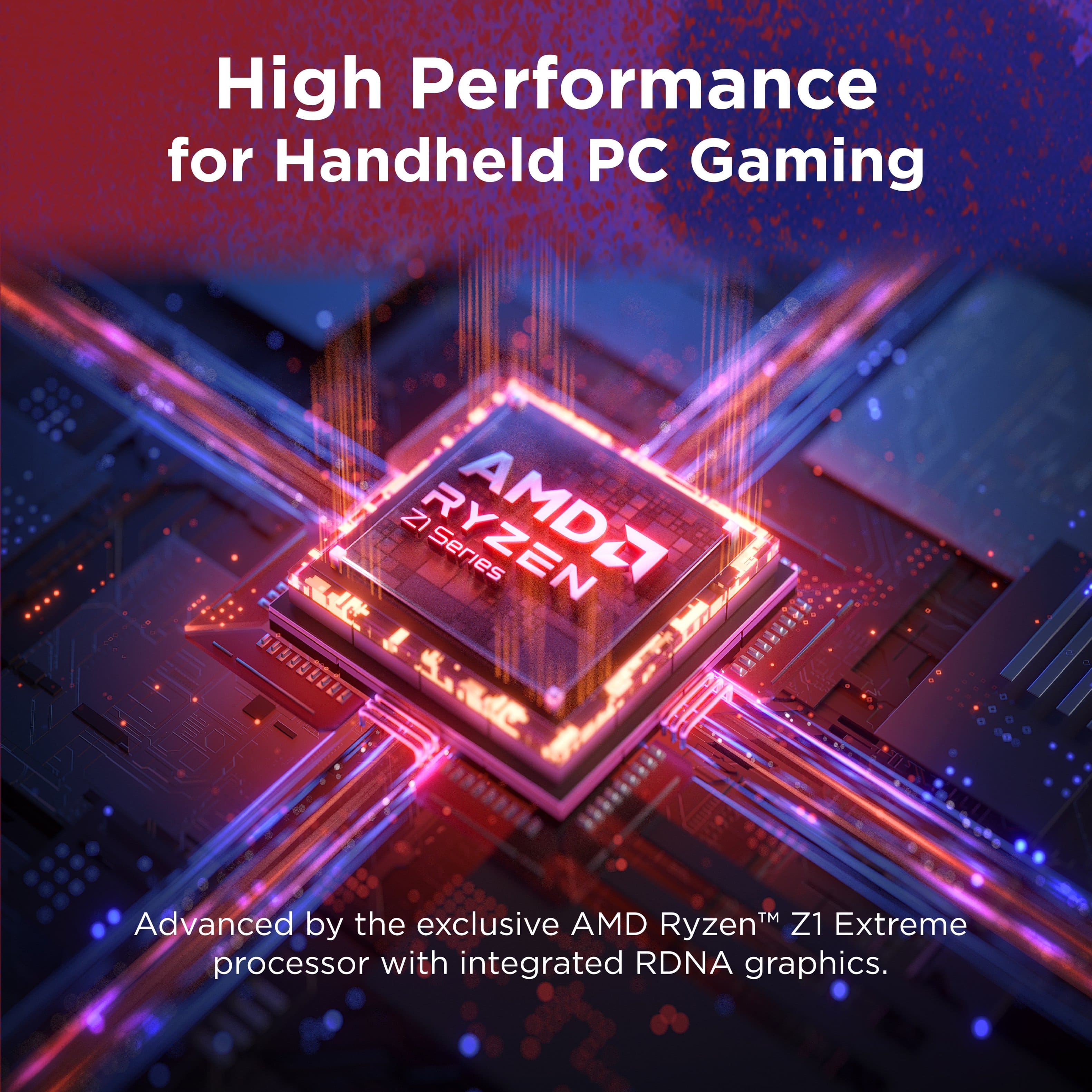 High Performance for Handheld PC Gaming: Advanced by the exclusive AMD Ryzen Series Z1 Extreme processor with integrated RDNA graphics.