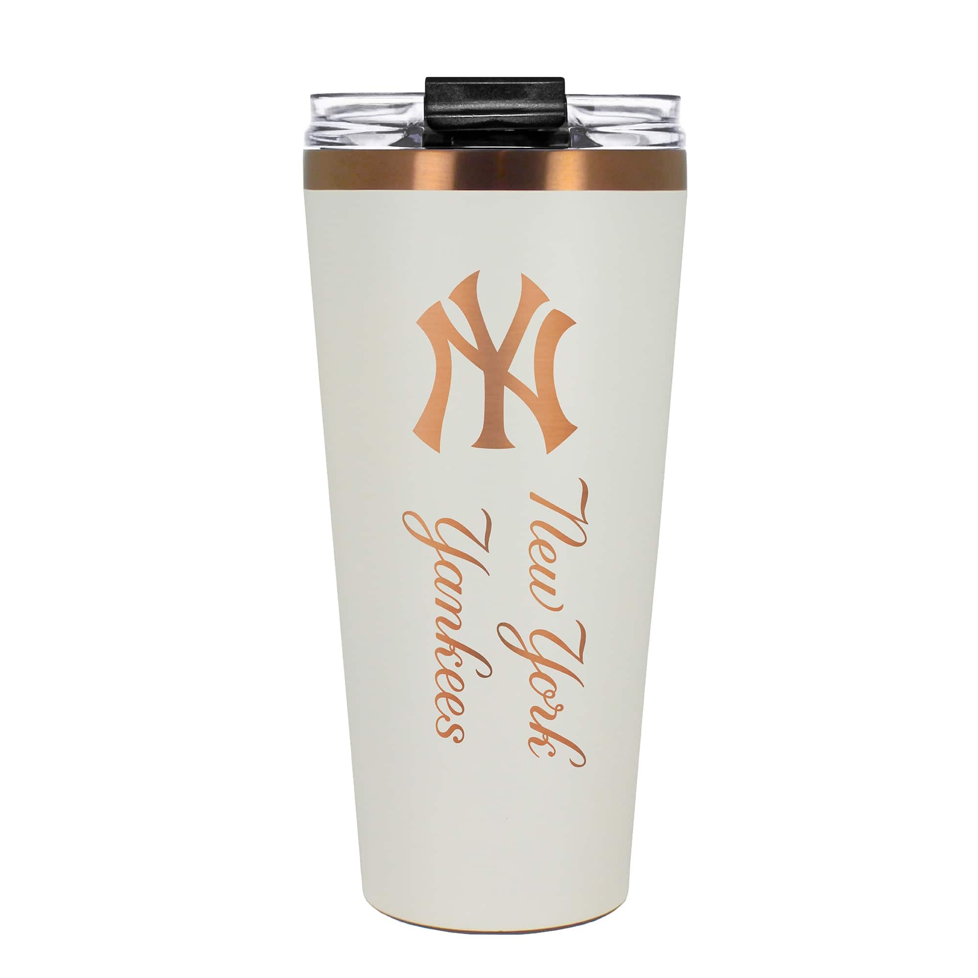 Great American Products - New York Yankees 30oz. Big Slim Tumbler - Cream