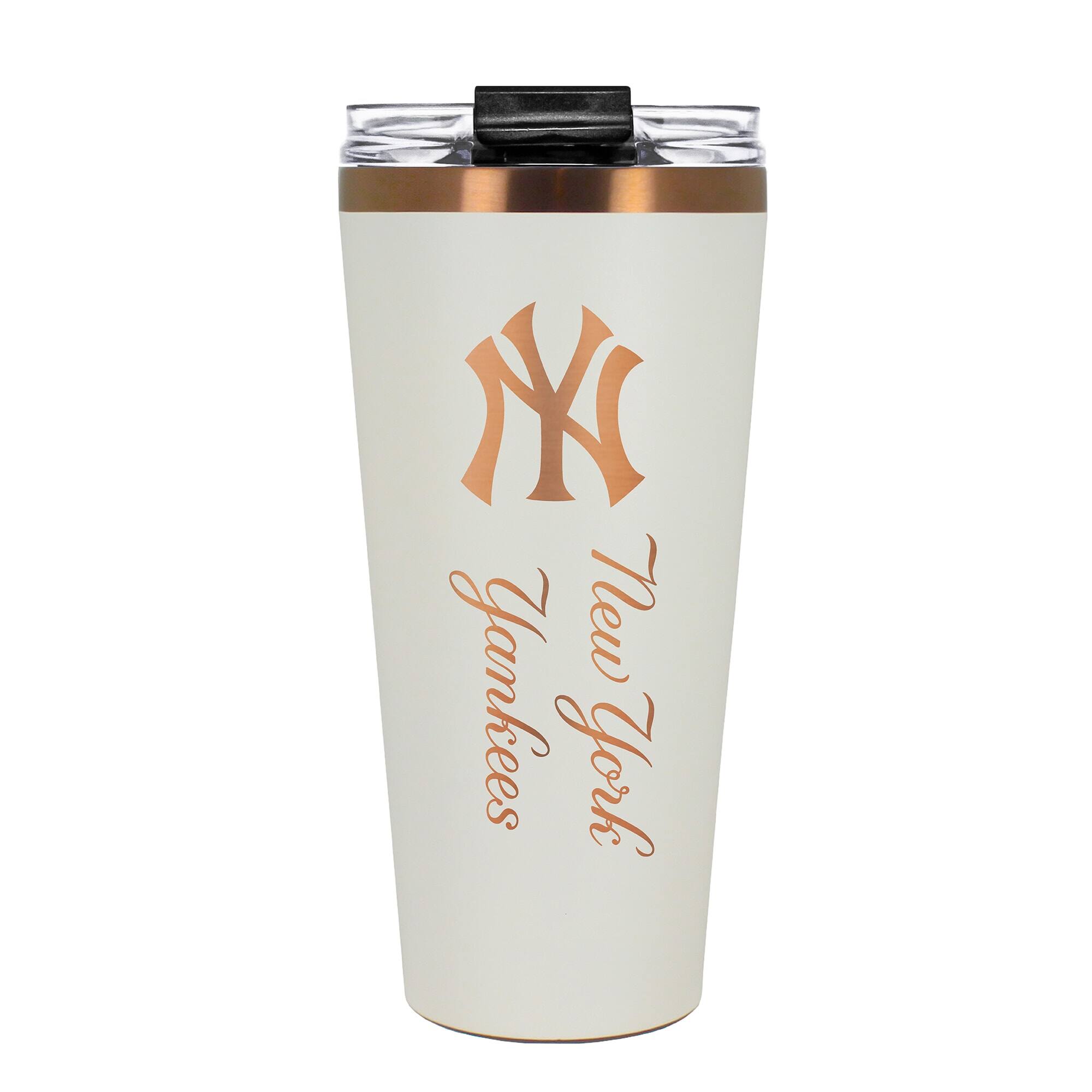 Great American Products - New York Yankees 30oz. Big Slim Tumbler - Cream