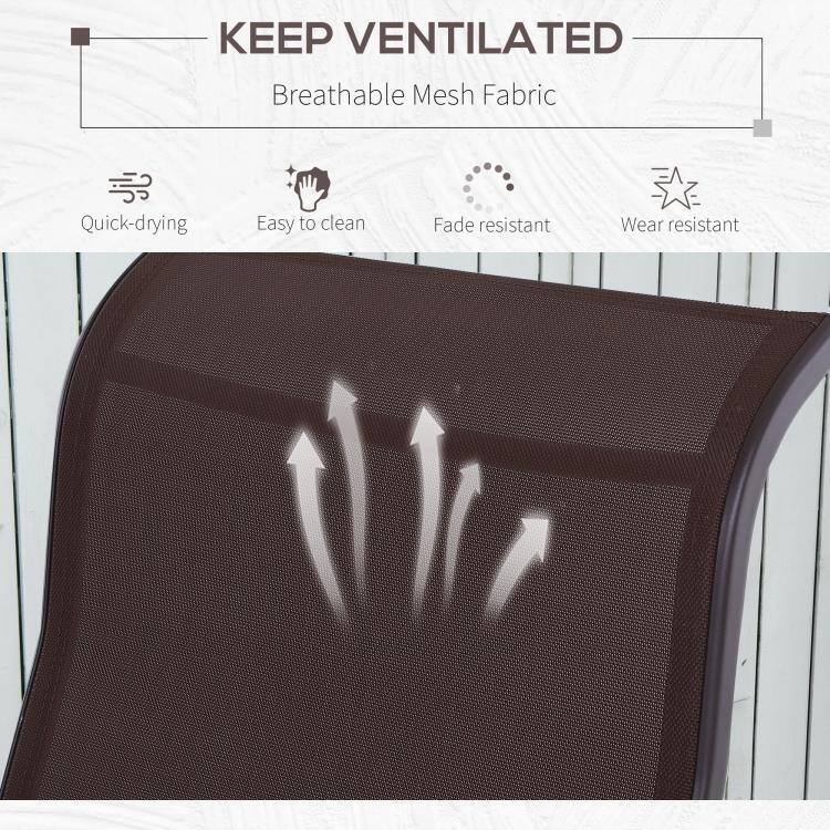 KEEP VENTILATED  
Breathable Mesh Fabric

- Quick-drying
- Easy to clean
- Fade resistant
- Wear resistant