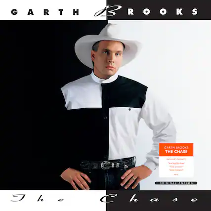 GARTH BROOKS
THE CHASE
INCLUDES THE HITS
"We Shall Be Free"
"That Summer"
"Dive Chicken"
ORIGINAL ANALOG