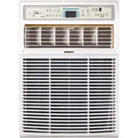 Keystone - 450 Sq. Ft. 10,000 BTU Casement Window Air Conditioner - White - Front_Zoom