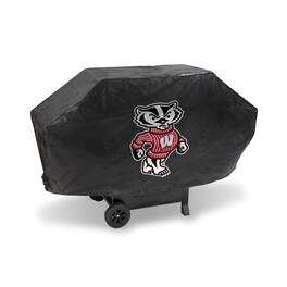 Rico Industries - Wisconsin Badgers DELUXE Heavy Duty BBQ Barbeque Grill Cover - Multi