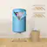 Alt View 2. LUCKY ONE - Portable Ventless Folding Clothes Dryer with Timer - 22 lbs Capacity for Apartment Dorm - Blue.