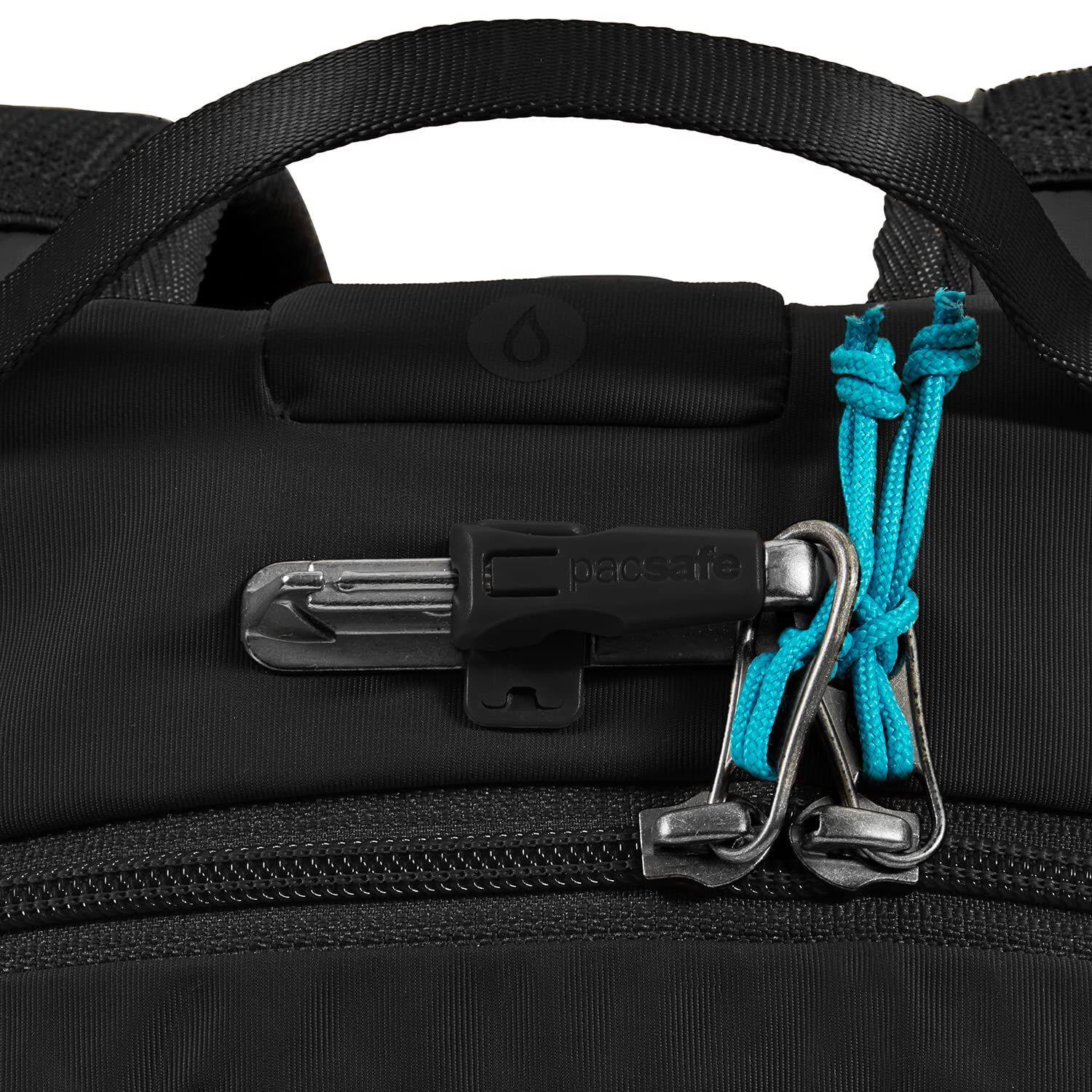 Alt View 4. Pacsafe - Pacsafe ECO 18L Anti Theft Backpack (Econyl Black) - Econyl Black.