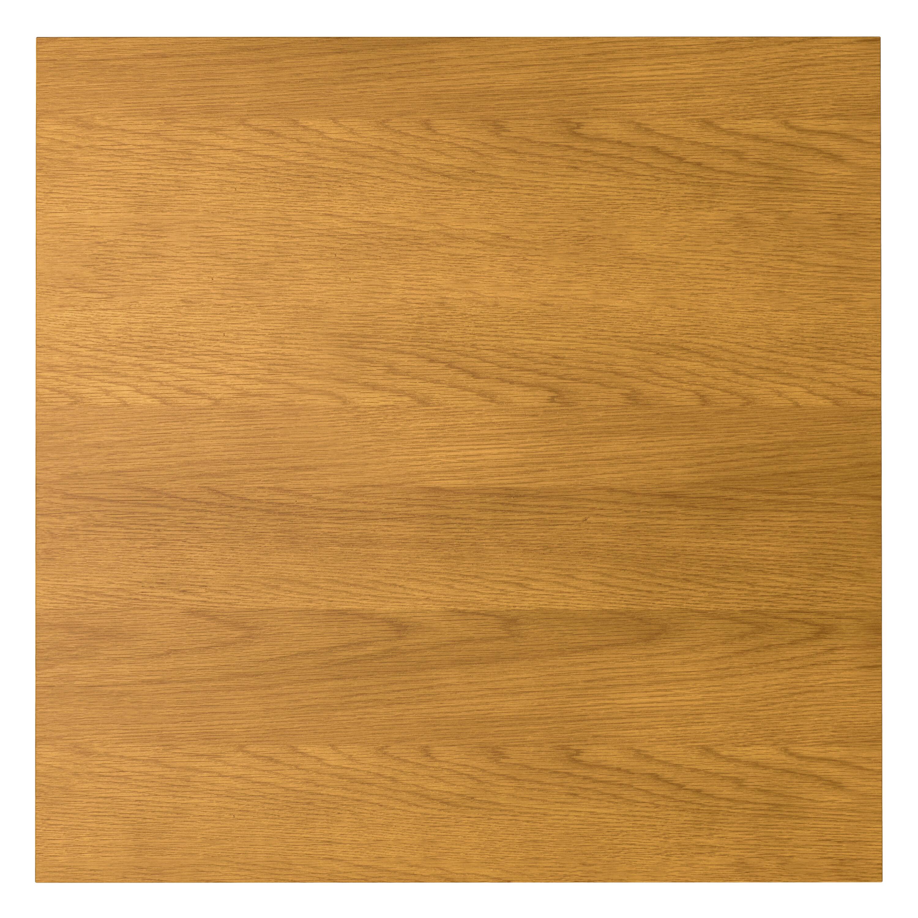 Alt View 2. Simpli Home - Lowry 54 inch x 54 inch Square Modern Industrial Square Dining Table in Oak Veneer - Oak Veneer.