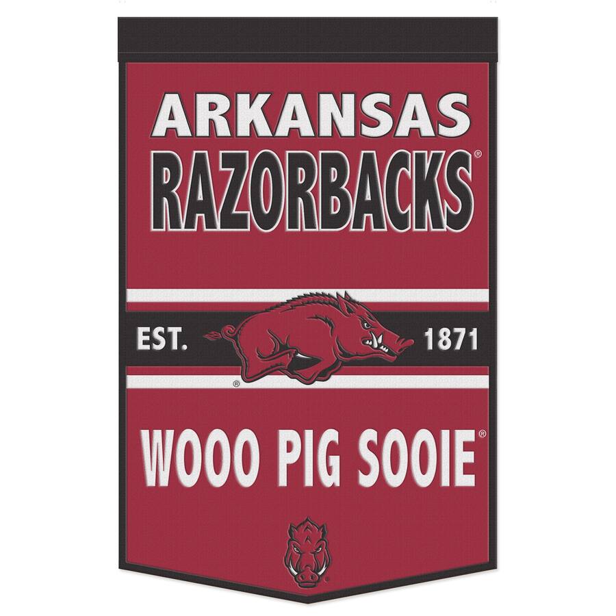 Pink Razorback Banner WinCraft Arkansas Razorbacks 24