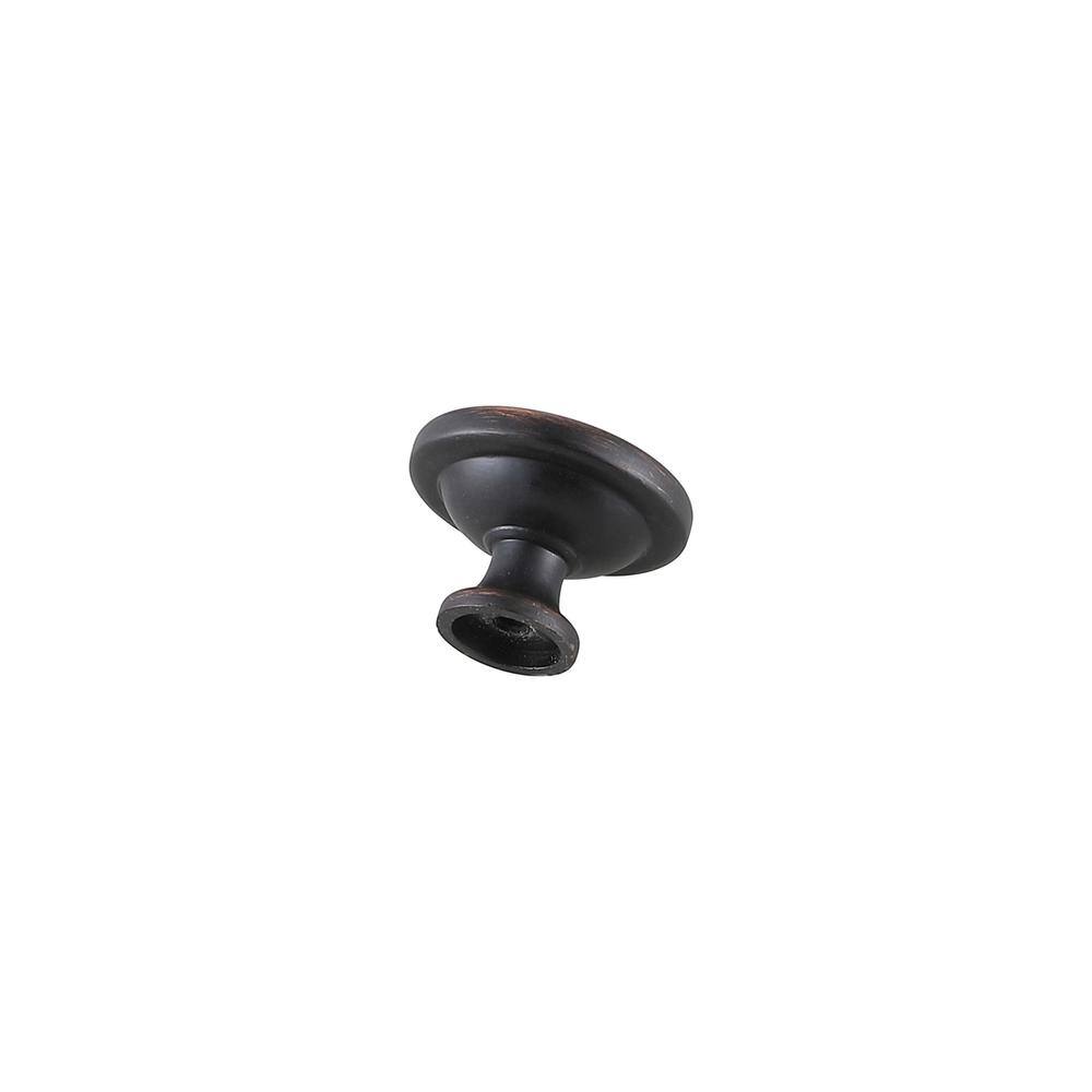 Left. Elegant Decor - Garlande 1.2" Diameter Oil-rubbed Bronze Mushroom Knob Multipack (Set of 10) - Oil-Rubbed Bronze.