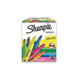 Sharpie - Tank Highlighter, Chisel Tip, 36/Pack - Assorted