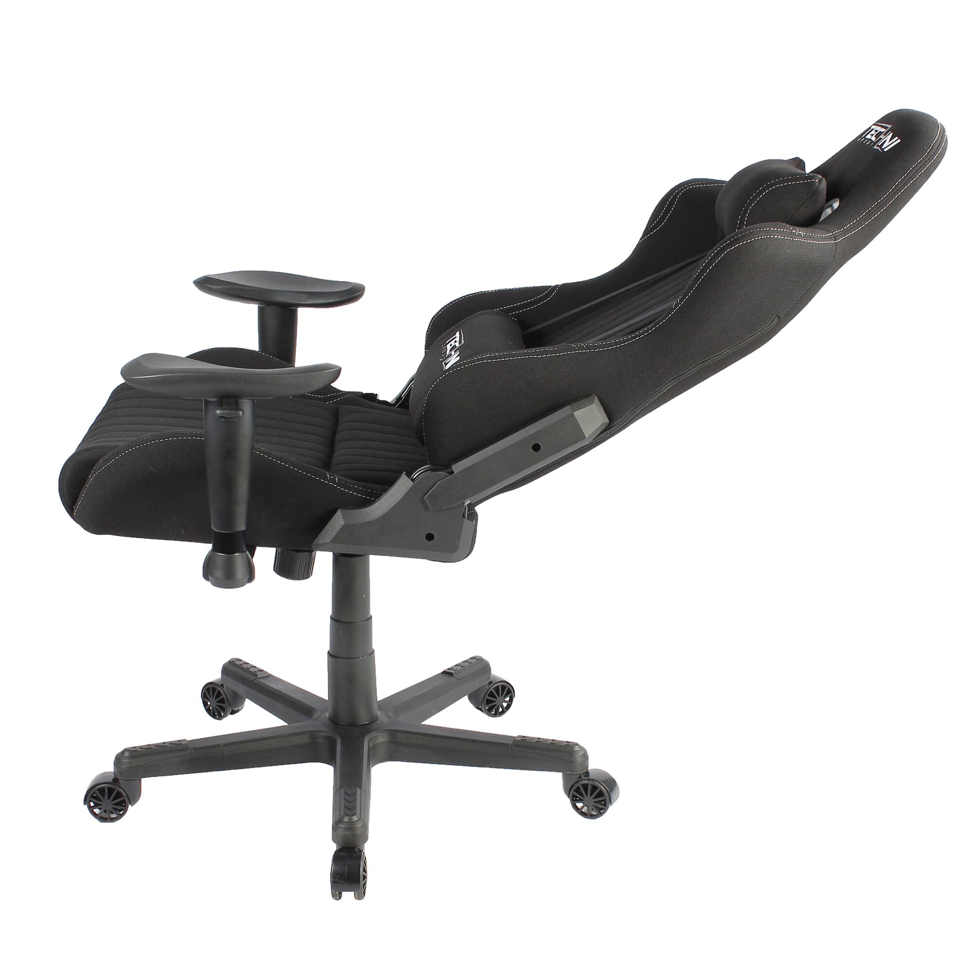 Alt View 6. GOODSILO - Ergonomic High Back Racing Style Fabric Gaming Chair for Office and Home Use - Black.