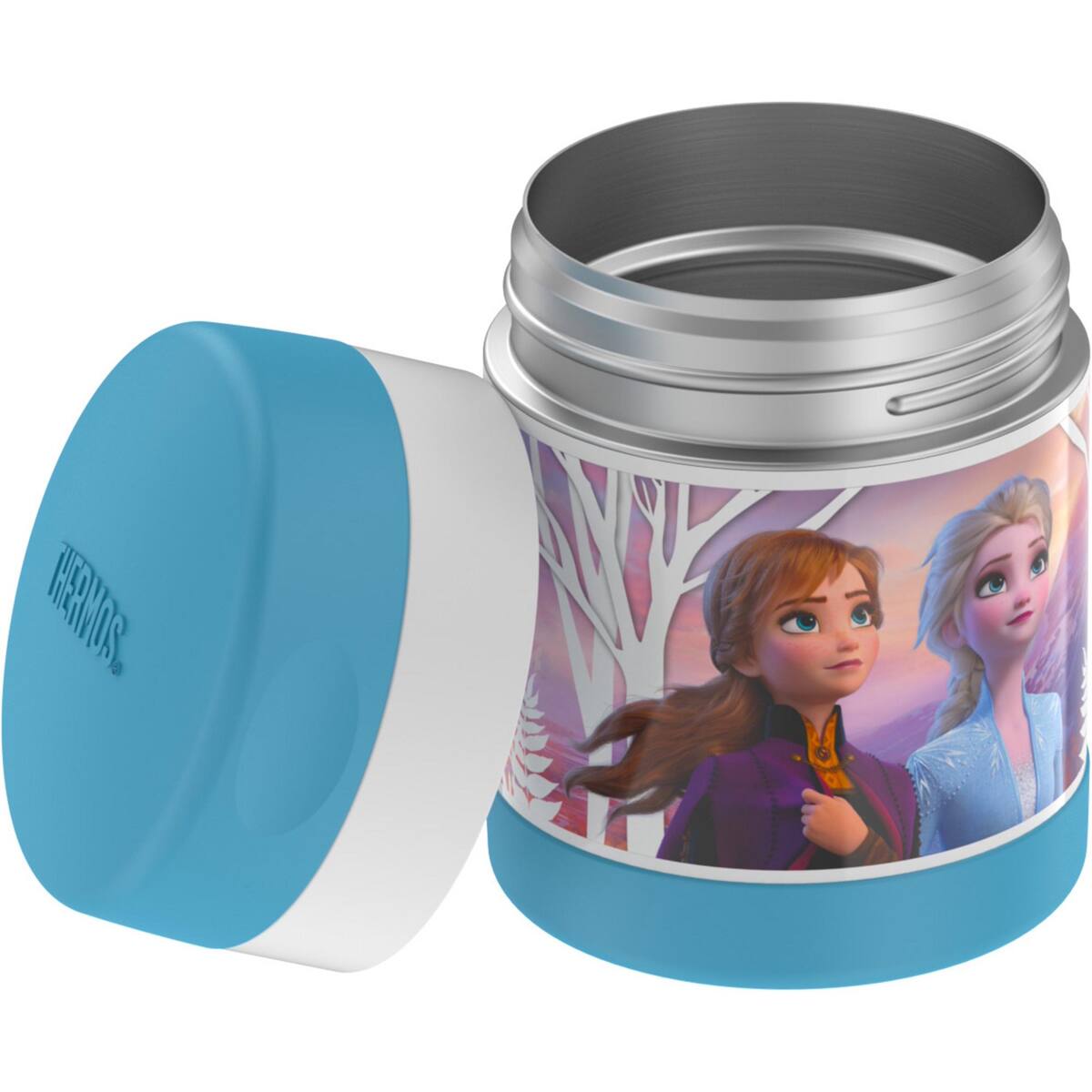 Alt View 2. Thermos - Thermos 10 oz. Kids Funtainer Stainless Steel Food Jar w/ Spoon - Frozen - Frozen.