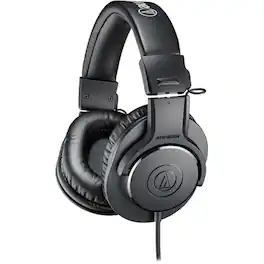 Audio-Technica - ATH-M20x Professional Studio Monitor Headphones - Black