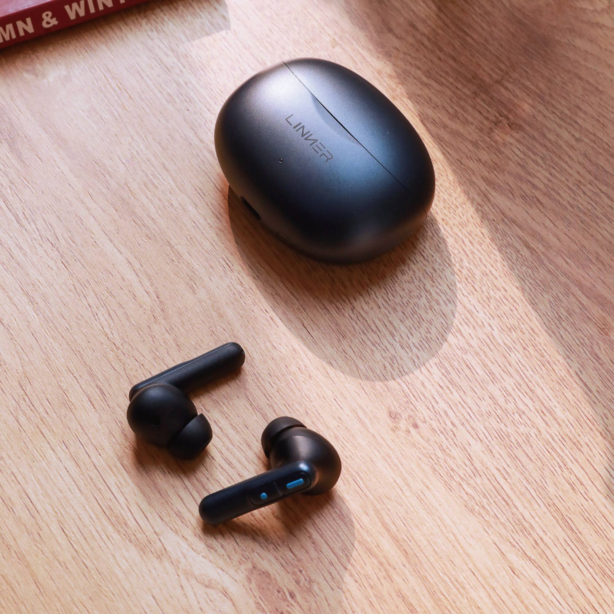 Alt View 16. LINNER - Nova Lite OTC Bluetooth Hearing Aids with Noise Canceling and Volume Control - Blue.