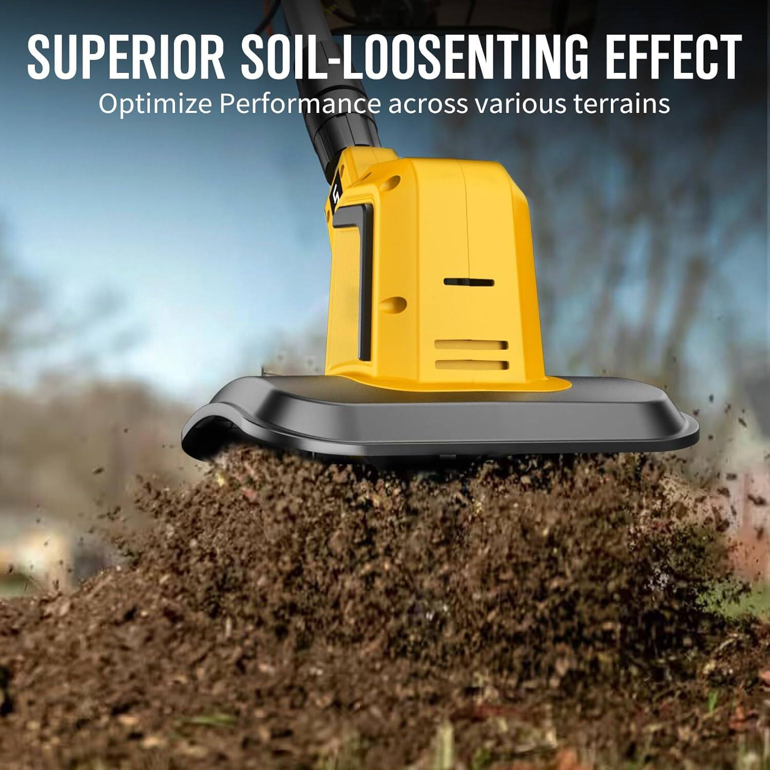 SUPERIOR SOIL-LOOSENING EFFECT  
Optimize Performance across various terrains