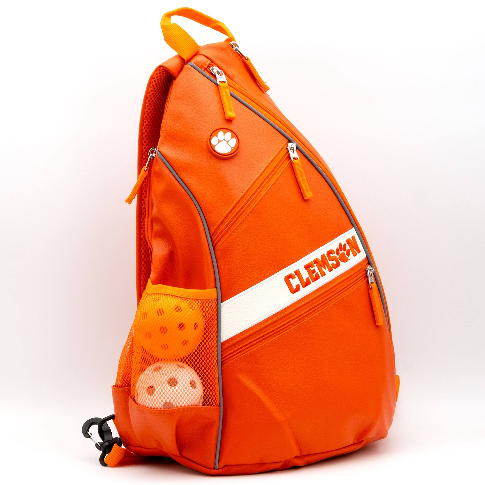 Alt View 2. Team Golf - Clemson Tigers Embroidered Team Backpack - Multicolor.