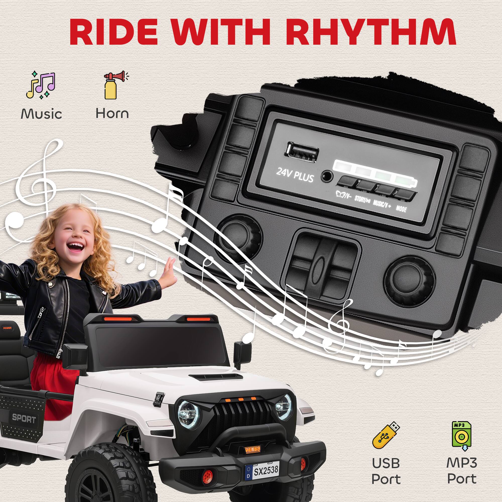RIDE WITH RHYTHM

Music
Horn

24V PLUS

USB Port
MP3 Port

SPORT

SX2538