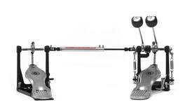 Gibraltar Hardware - Chain Drive Double Bass Drum Pedal, with Single Chain Mechanism, G Style Footboards, Dual Surface Weighted Beaters