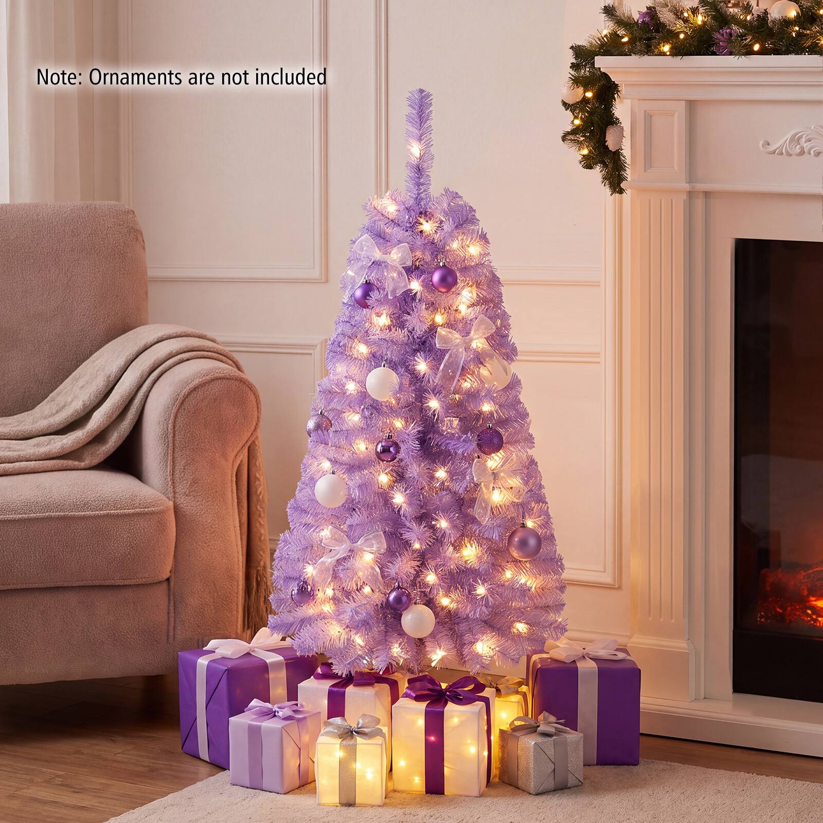 Note: Ornaments are not included