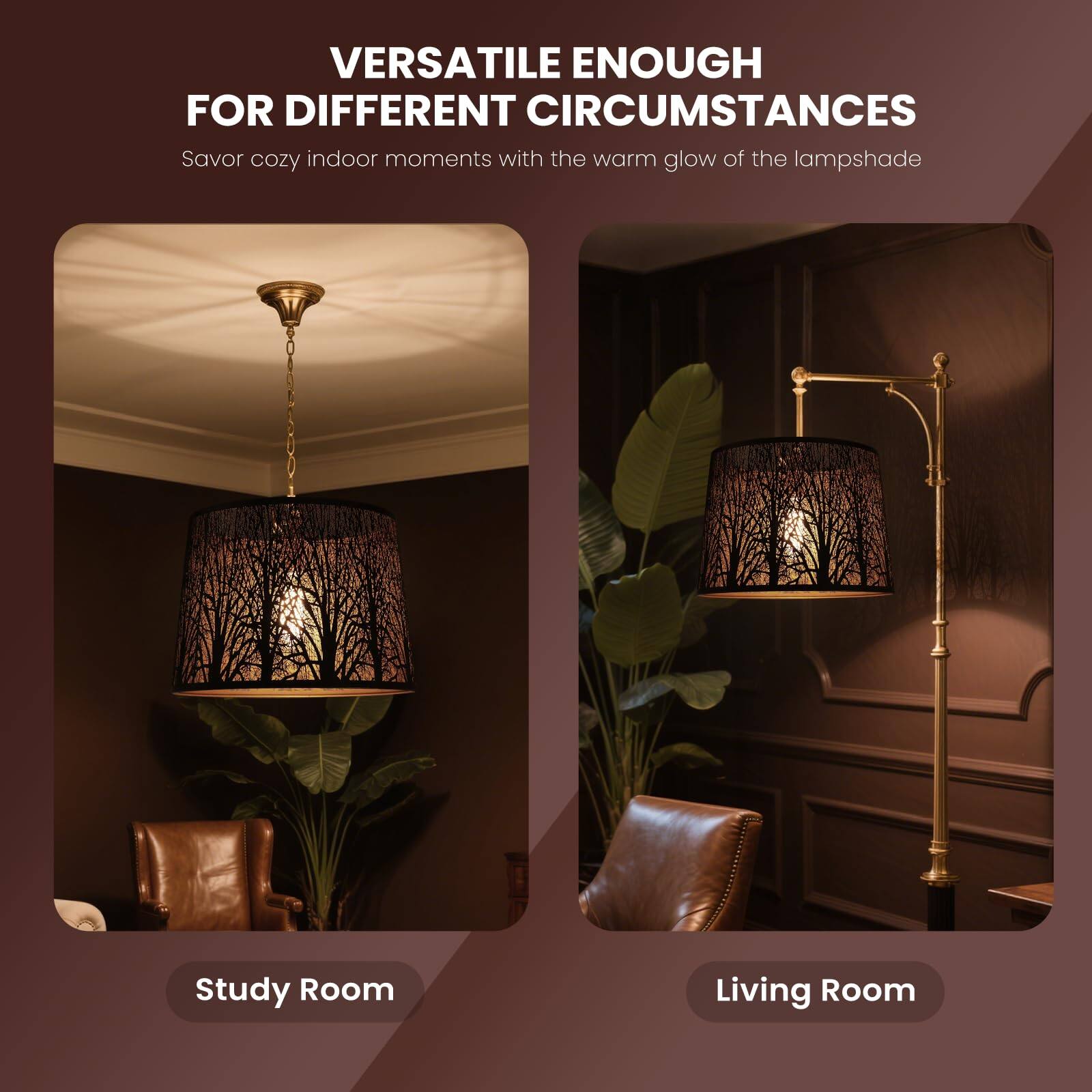 VERSATILE ENOUGH FOR DIFFERENT CIRCUMSTANCES

Savor cozy indoor moments with the warm glow of the lampshade

Study Room
Living Room