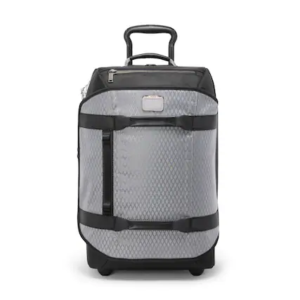Front. TUMI - Alpha Bravo Wheeled Carry On Duffel - Pearl Gray.