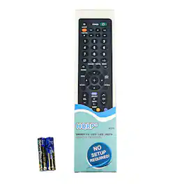 HQRP - Remote Control Compatible with Sony KDL-52V4100 KDL-52V5100 KDL-52VE5 KDL-52VL150 KDL-52W3000 KDL-52W4100 Smart TV