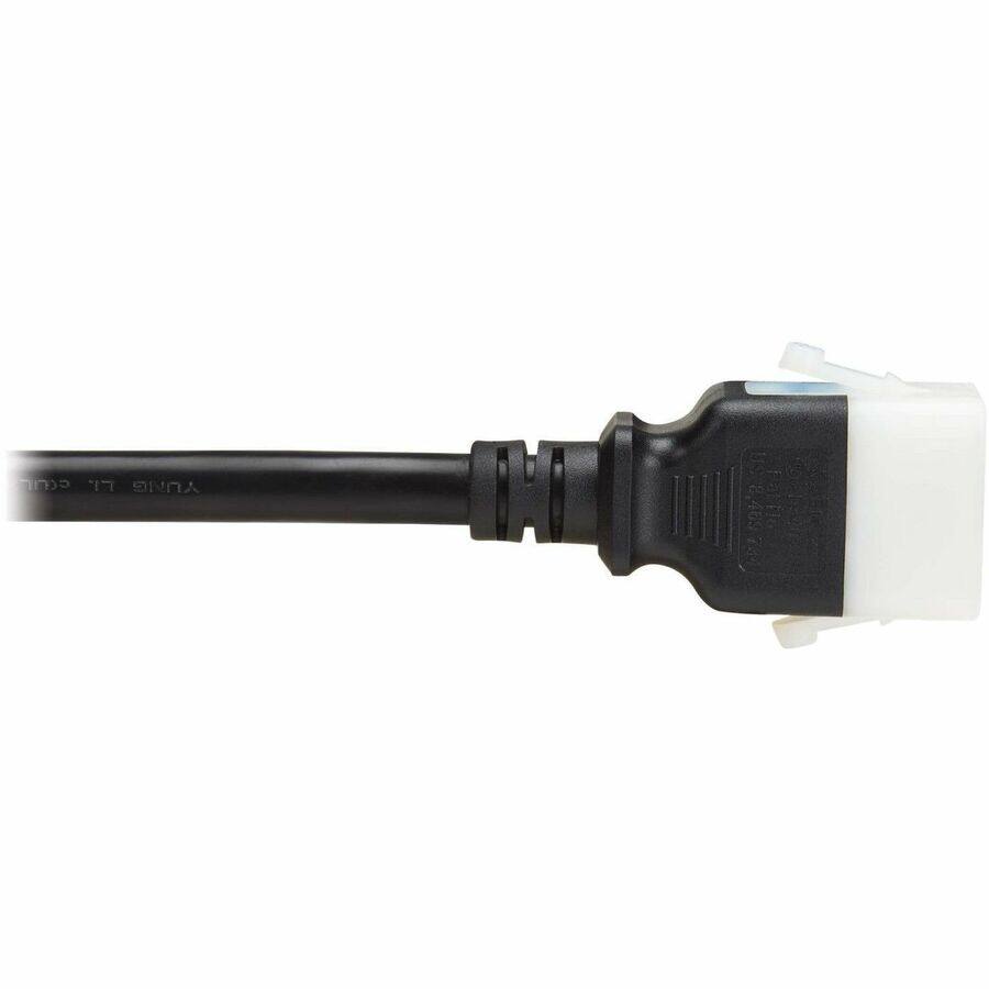 Alt View 1. Tripp Lite - Tripp Lite series P036-E06 Standard Power Cord - For Blade Server, Network Switch, Server, Router, Network Device, UPS - Black.