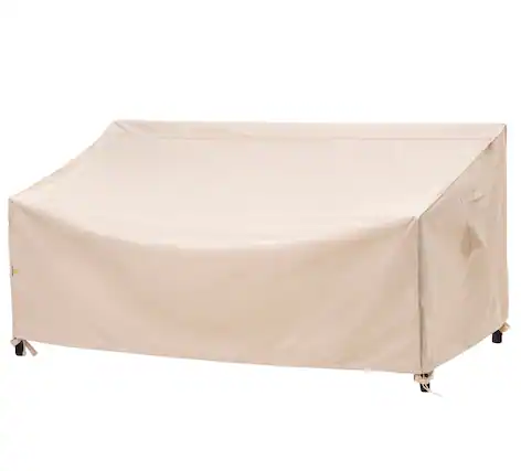 Front. F&J Outdoors - F&J Outdoors Premium Waterproof Outdoor Patio Sofa Cover - Beige.