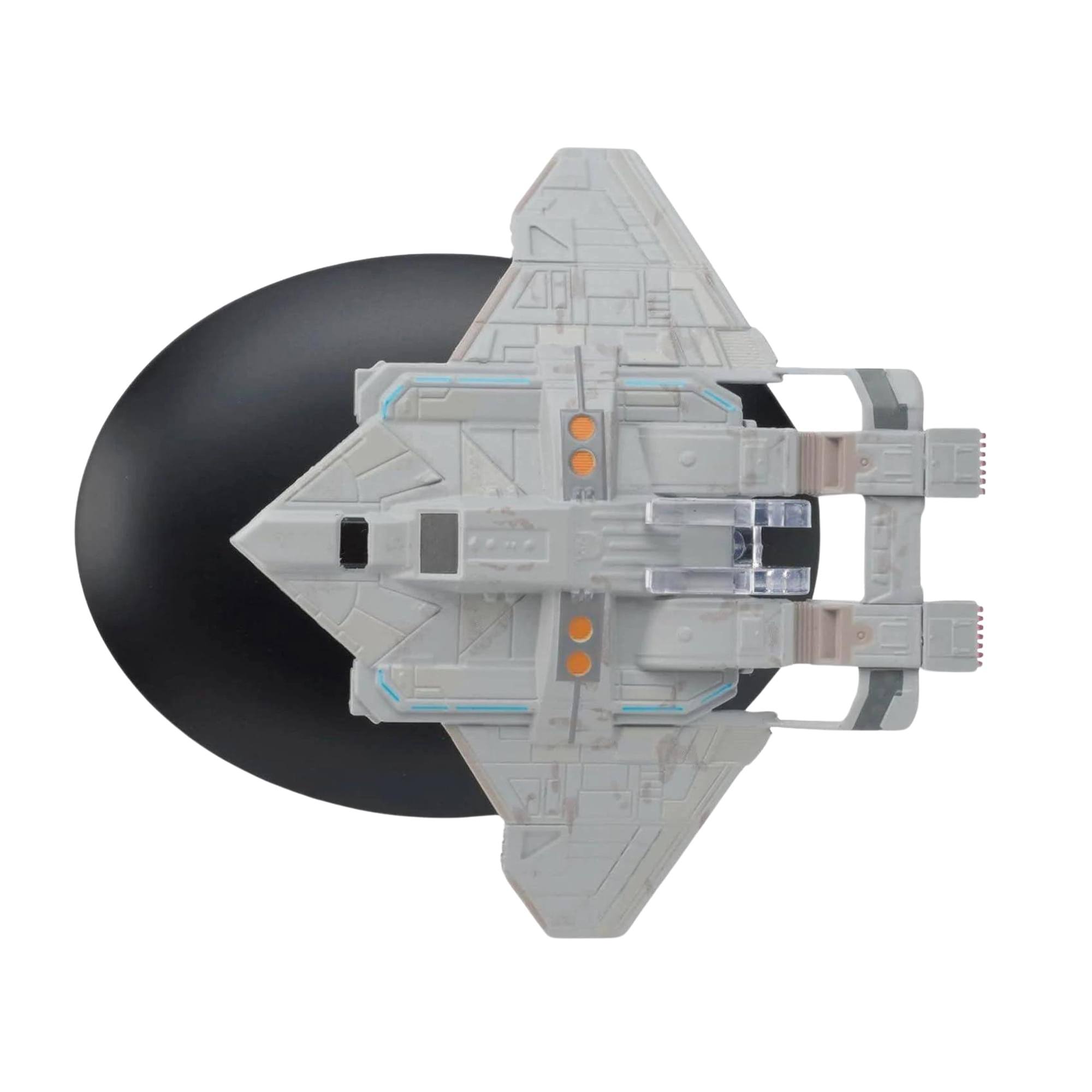 Alt View 3. Eaglemoss - Eaglemoss Star Trek Starship Replica | Federation Fighter - Black.