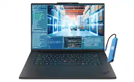 Lenovo - ThinkPad T1g Gen 8 Laptop - 16'' 3.2K OLED Touchscreen - GeForce RTX 5070 - Intel Core Ultra 9 285H - 64GB RAM - 2TB SSD - Black