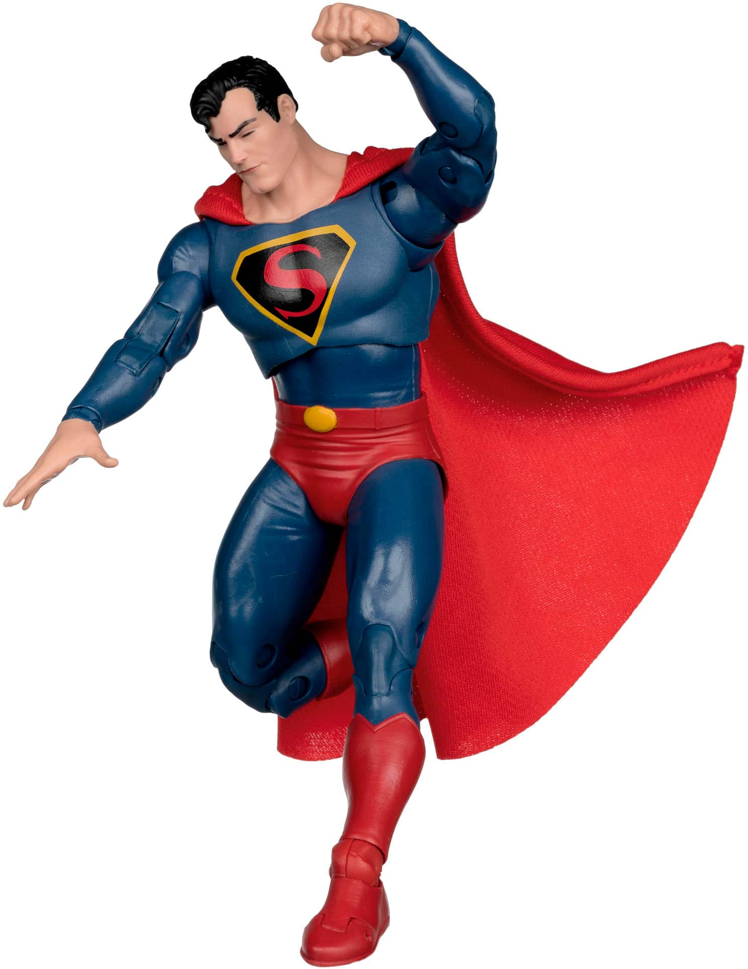 Left. McFarlane Toys - DC Multiverse Superman (Classic Animation 1940) 7" Action Figure.