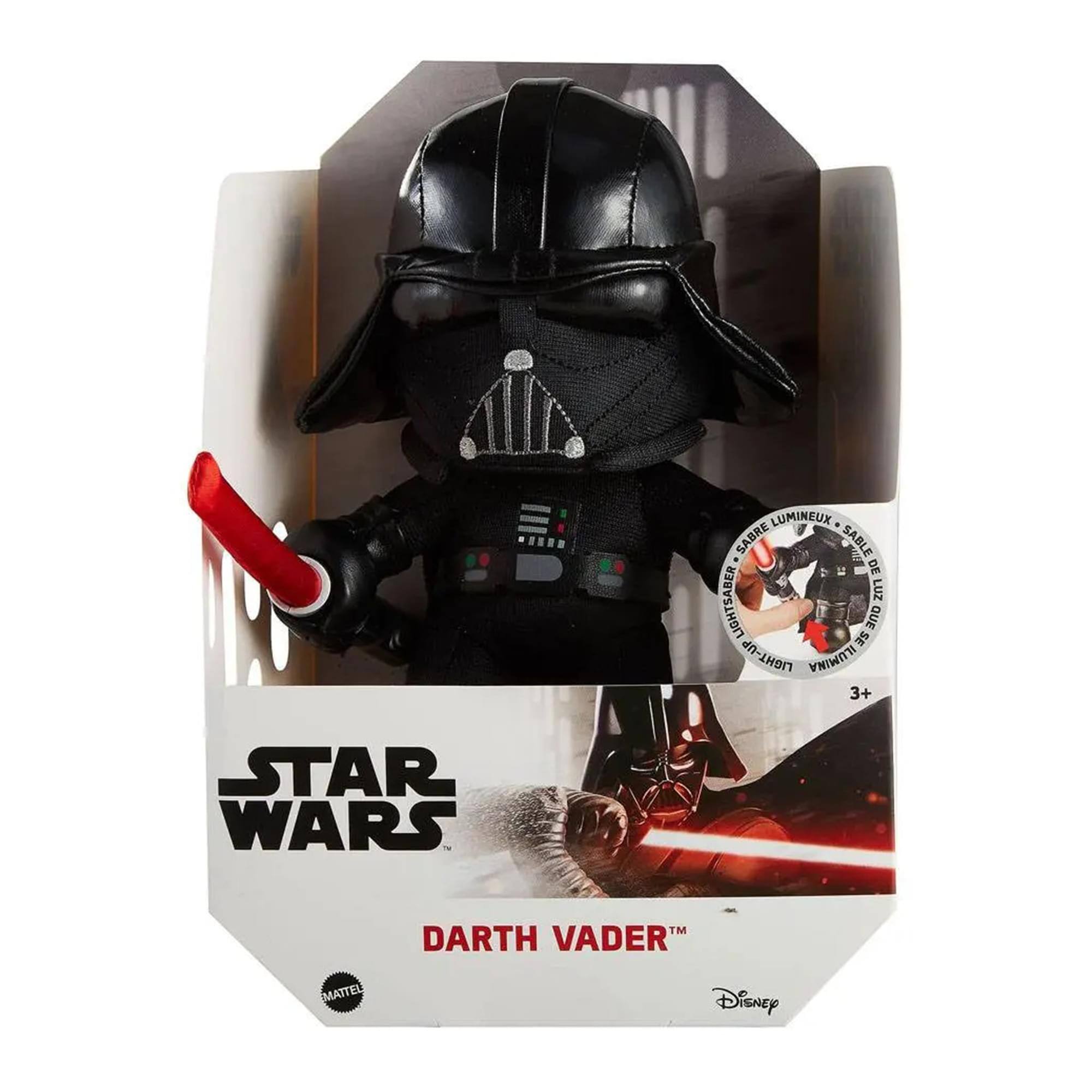 STAR WARS  
DARTH VADER™  
Disney  

LUMINEUX SABRE SABLE DE LIGHTSABER SE QUE LIGHT-UP ILUMINA  
3+  

MATTEL