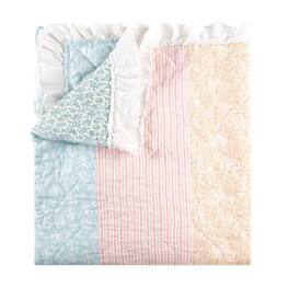Greenland Home Fashions - Tessie Accessory Throw Blanket 50" x 60" - Pastel