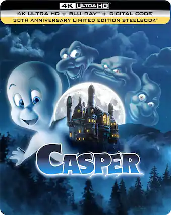 Front. Casper (30th Anniversary Edition) (Steelbook) - 4K Blu-Ray.