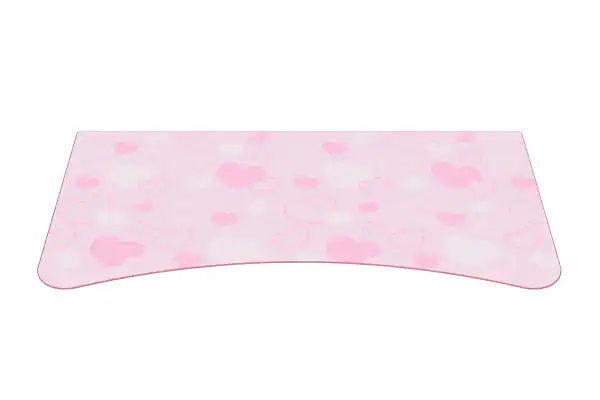 Front. Arozzi - Arozzi Full-Surface, Interchangeable, Water-Resistant, and Washable Mouse Pad with Stitched Edges - D035 ( Pink Hearts ) - Pink.