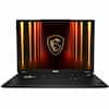 Angle. MSI - 18" Gaming Laptop 3840 x 2400 () - Intel Core Ultra 9 275HX with 64GB Memory - GeForce RTX 5080 - 2 TB SSD - Midnight Black, Black.