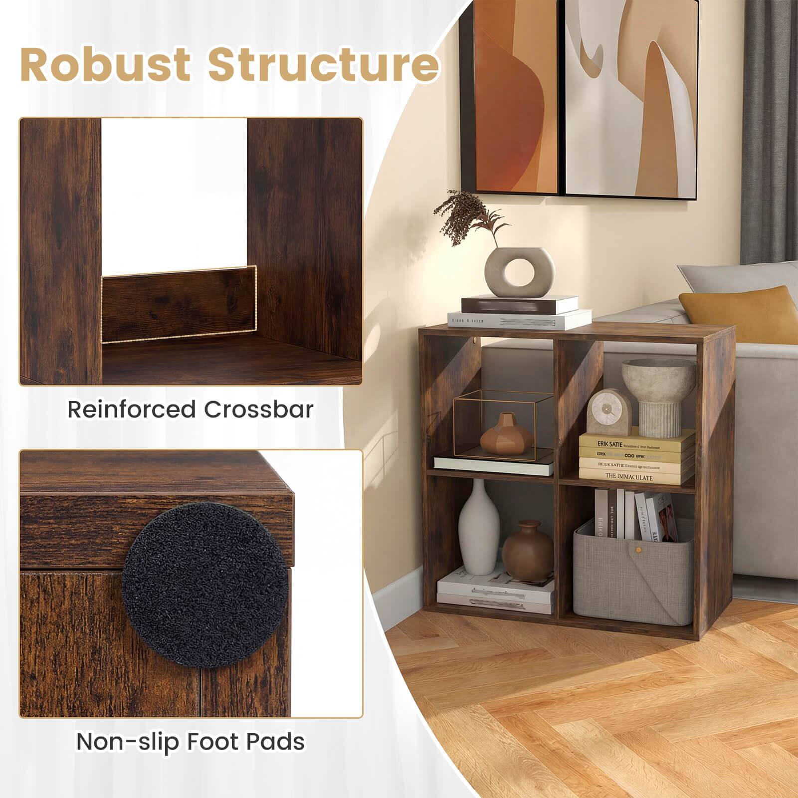 Robust Structure  
Reinforced Crossbar  
Non-slip Foot Pads