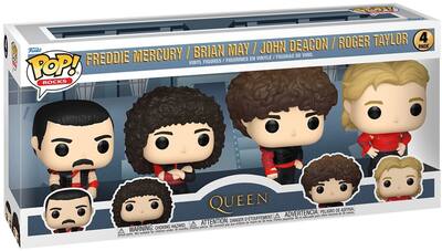 Queen FUNKO POP! Rocks: Queen 4 Pack COLLECTABLES Multicolor