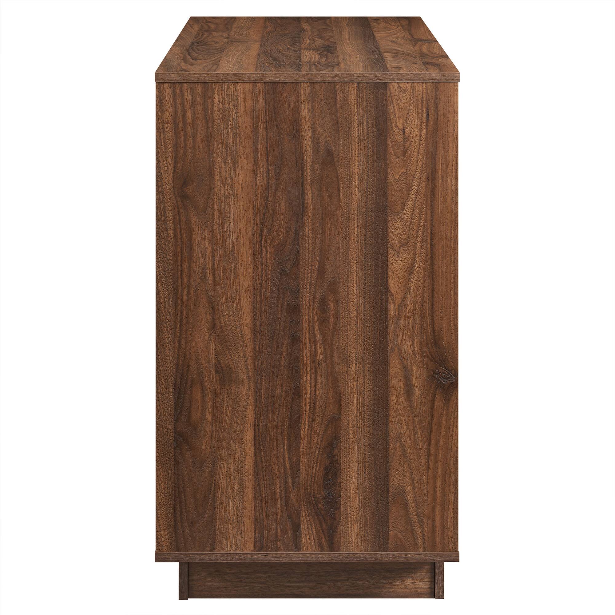 Alt View 2. Modway - Bulwark 6-Drawer Dresser by Modway - Walnut.