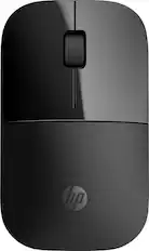 Front. HP - Z3700 G2 Wireless Blue LED Mouse - Black Onyx.
