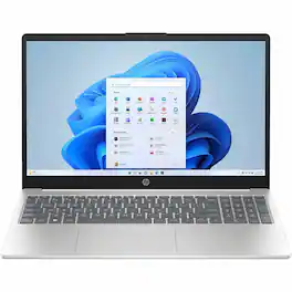 HP - Refurbished Excellent - 15-FC0 15.6" HD Laptop AMD Ryzen 3 7320U 2.4GHz 8GB 256GB W11H - Silver