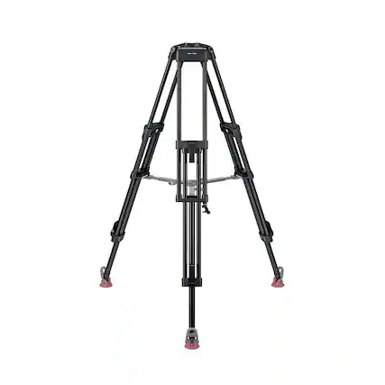 Front. Sachtler - Sachtler ENG 75/2 D HD 3-Section Aluminum Tripod with 75mm Bowl.