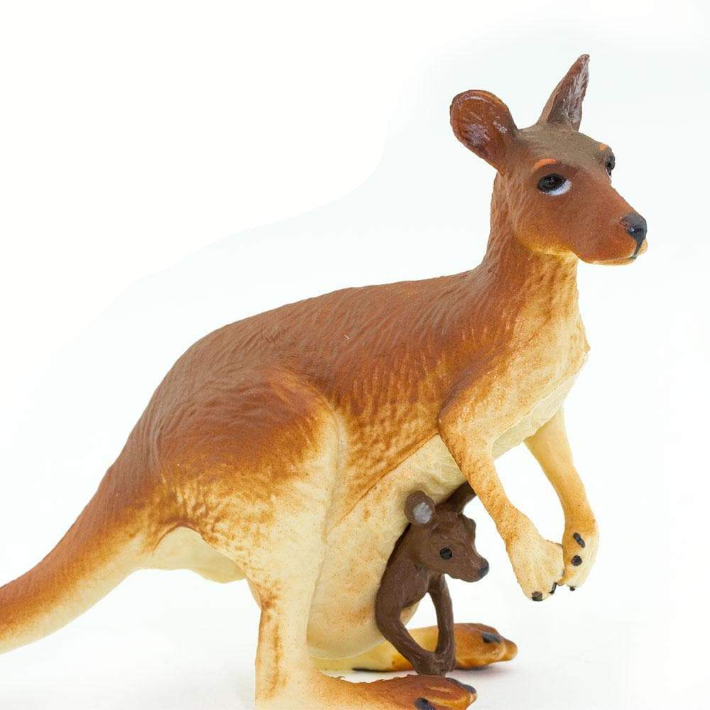 Alt View 3. Safari Ltd. - Kangaroo With Baby.