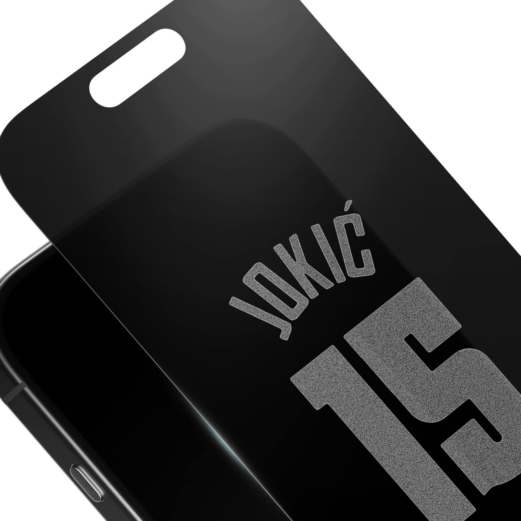 Alt View 2. Screen Skinz - Nikola Joki- Denver Nuggets Privacy iPhone Screen Protector - 17 - Multicolor.