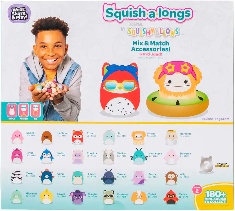 Jazwares Squish a longs 25 Pack Series 2 SQAL0034 - Best Buy