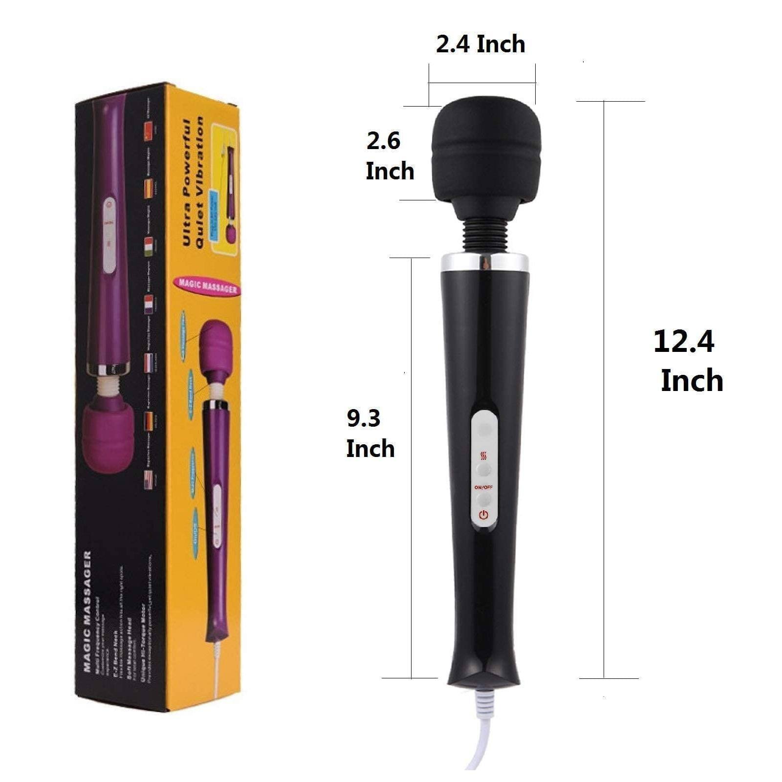 2.4 Inch Powerful Vibration Ultra Quiet 2.6 Inch MAGIC MASSAGER 9.3 Inch 12.4 Inch