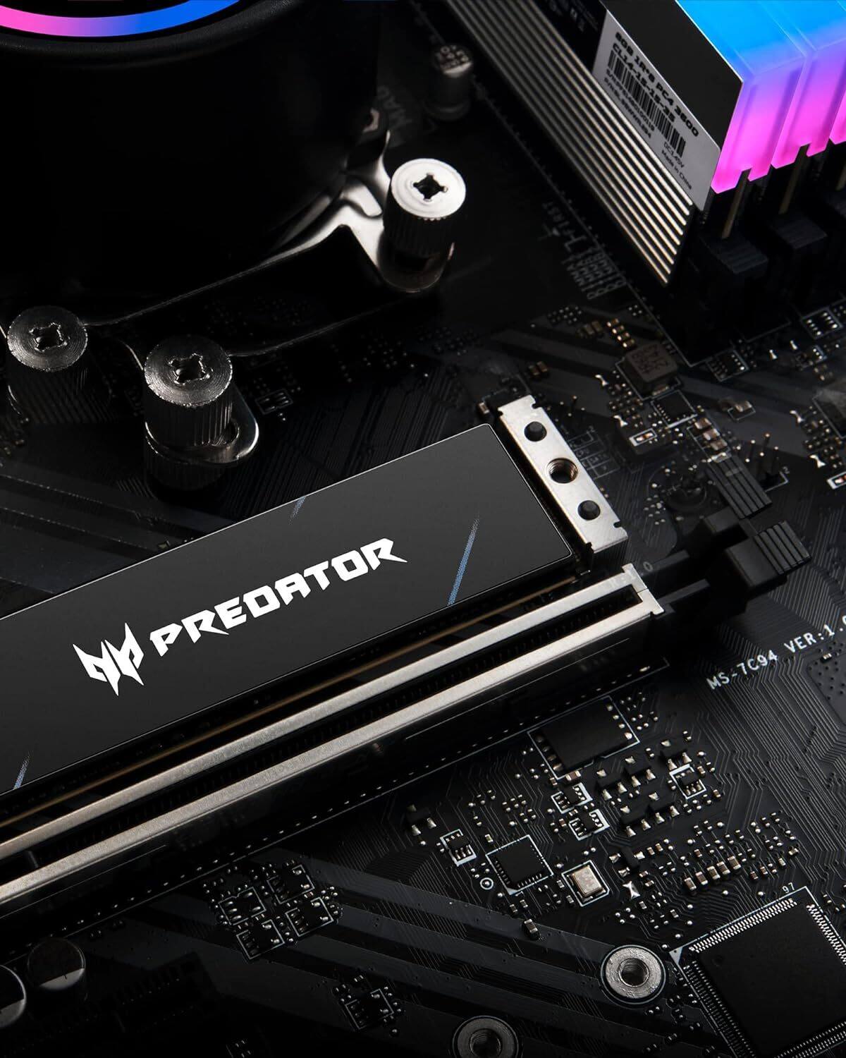 Acer BL.9BWWR.105 Predator GM7000 1TB NVMe Gen4 Gaming SSD, M.2